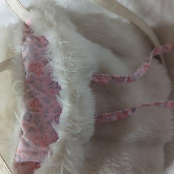 Child's white muff and purse - Picture 3 of 5